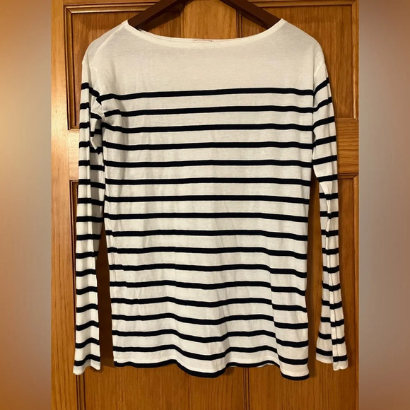 Gap Striped Luxe Boatneck Tee XS‎ - Picture 3 of 11